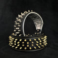 Bild in Galerie-Betrachter laden, The "Crown" collar Black - Pet Collars & Harnesses from Bestia Dog Gear