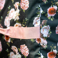 Load image into Gallery viewer, Jeffers Expression Full Hay Bale Tote Bag with pink strap and floral print.