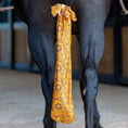 Load image into Gallery viewer, Jeffers Expression Lycra horse tail bag, 24-inch long, yellow sunflower print.