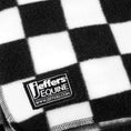 Load image into Gallery viewer, Jeffers Expression Oversized Fleece Throw Blanket in black and white plaid with Jeffers Equine label