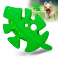 Load image into Gallery viewer, Jeffers Leaf Shaped Natural Rubber Dog Chew Toy with Dental Benefits and Vanilla Scent for Medium Chewers