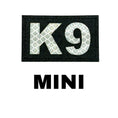 Carica l'immagine nel visualizzatore della galleria, Mini K9 Laser Cut Reflective Morale Patch Black 1.5 By 2.5 Inch by kiloninerpets