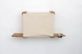 Bild in Galerie-Betrachter laden, Deluxe Cat Cubby Bed by Catastrophic Creations; beige fabric cube with wooden shelves