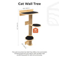 Load image into Gallery viewer, Enjoy The Wood Medium Cat Tree Wall Mounted Design For Space Saving Luxury Light Modern Home Decor by Enjoy The Wood