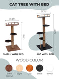 Charger l'image dans la visionneuse de la galerie, WoodCraft Wooden Cat Tree With Natural Plywood And Durable Twine Wrapping For Indoor Pets by Enjoy The Wood
