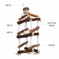 Bild in Galerie-Betrachter laden, Balacoo Wooden Bird Swing Perch Eco Friendly Durable Parakeet Toys by Deal US