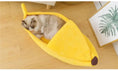 Load image into Gallery viewer, Premium Banana Pet Bed Funny Shaped Soft Warm Dog Cat House Portable by Furr Baby Gifts