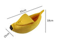 Load image into Gallery viewer, Premium Banana Pet Bed Funny Shaped Soft Warm Dog Cat House Portable by Furr Baby Gifts