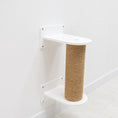 Load image into Gallery viewer, Enjoy The Wood Small Cat Tree White Plywood Frame Soft Felt Platform by Enjoy The Wood