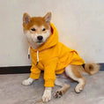 Charger l'image dans la visionneuse de la galerie, Spring Hoodie for Small and Medium Dogs in bright yellow, cozy pullover for pets