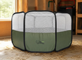 Load image into Gallery viewer, Hen Pen Starter Pop-Up Chick Brooder, green with mesh sides, My Pet Chicken