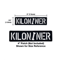 Gallery viewerに画像を読み込む, The Kiloniner Mini Embroidered Tactical Morale Patch