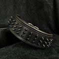 Bild in Galerie-Betrachter laden, BESTIA Black Giant Dog Collar For Large Breeds Durable Soft Lining by Bestia Dog Gear