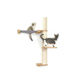 Bild in Galerie-Betrachter laden, The Crow's Nest wall cat scratcher with hammock by Catastrophic Creations Cat Condo.