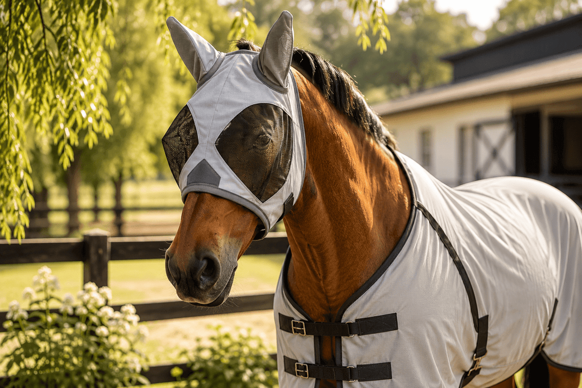 TuffRider Comfy Mesh Combo Neck Fly Sheet - from JPC Equestrian