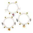 Load image into Gallery viewer, Halloween pet collar with charms featuring glossy pearls and fun seasonal charms.
