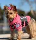 Load image into Gallery viewer, Small But Mighty Pink And Purple Embroidered Morale Patch 2x1.5 by kiloninerpets
