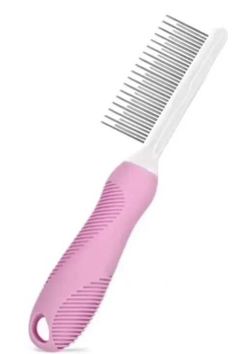 Clean Comb Pet Grooming Needle Comb Detangles Fur by For Animals, With Love