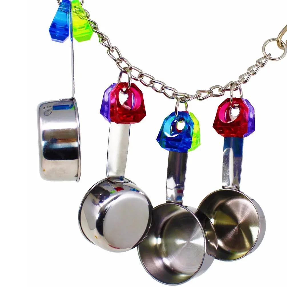 Parrot Bite Premium Stainless Steel 35Cm String Toy For Birds And Pets Durable Heavy Duty Cage Hanging Chew Toy by Sell My Stuff