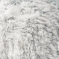 Load image into Gallery viewer, Mr. Peanut's 28-inch OrthoPlush Pet Bed in Snowflake White two-tone plush fabric
