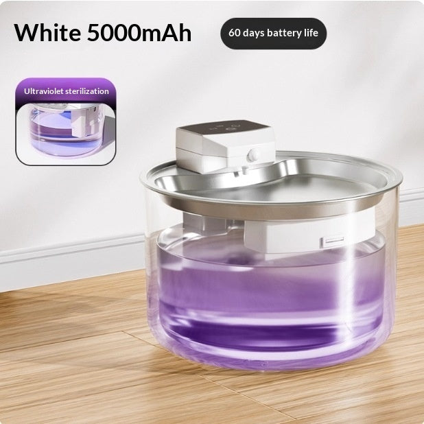 White 5000mAh fountain option