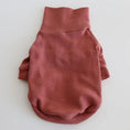 Load image into Gallery viewer, Small Dog Spring Solid Color Two-Legged Sweater by SOCKPET in pink knit.
