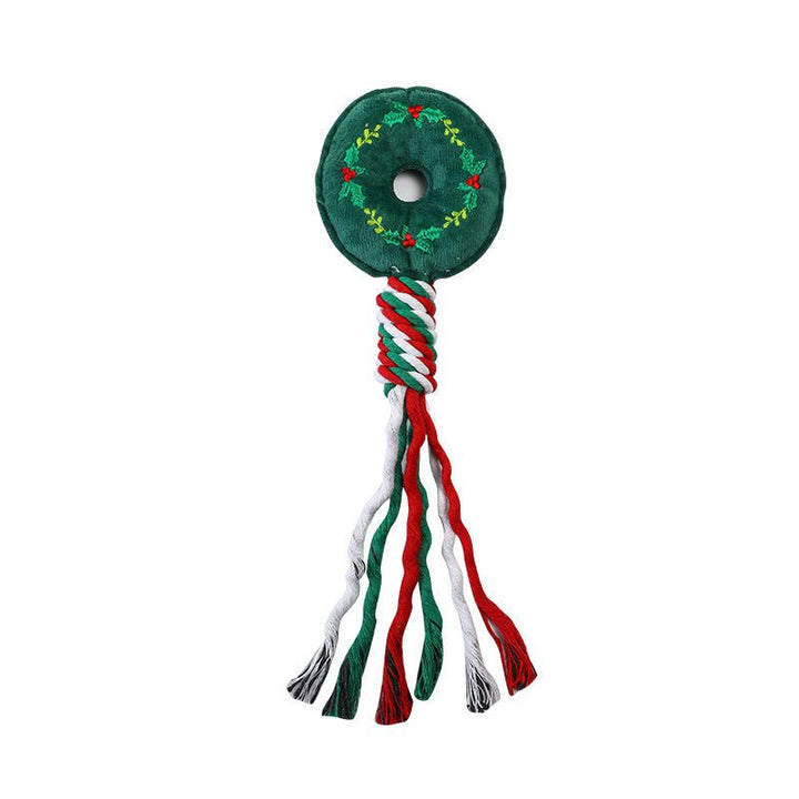 Christmas Rope Plush Dog Toys – photo 5