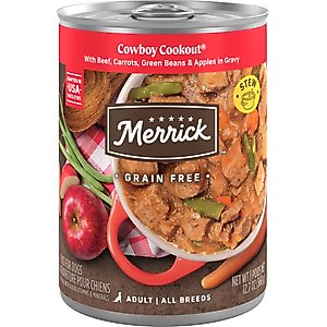Merrick Cowboy Cookout wet dog food can front