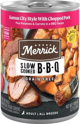 Merrick Slow Cooked Kansas City BBQ pork can front
