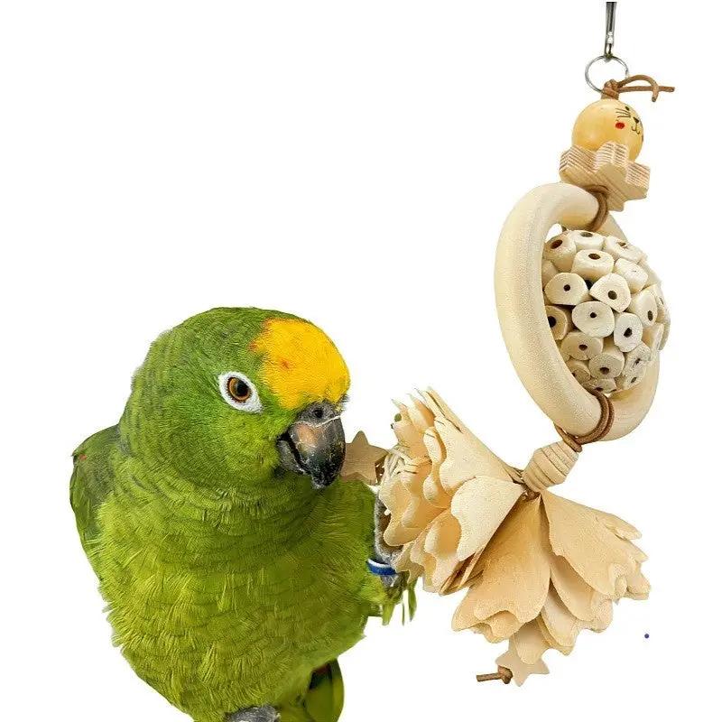 Parrot Natural Grass Ball Chewing Toy Reduces Stress And Boredom by Sell My Stuff
