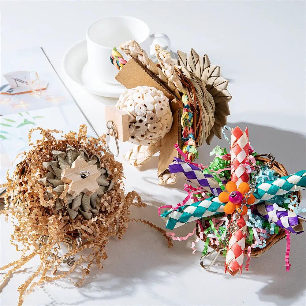 Parrot Bird Toy Gnawing Molar Chew Durable Supplies Set Kit by Sell My Stuff