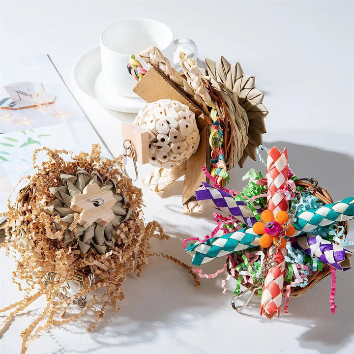 Parrot Bird Toy Gnawing Molar Chew Durable Supplies Set Kit by Sell My Stuff