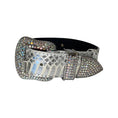 Load image into Gallery viewer, Stunning silver snake-print collar with Swarovski crystal hardware by Allysa Payne Beverly Hills
