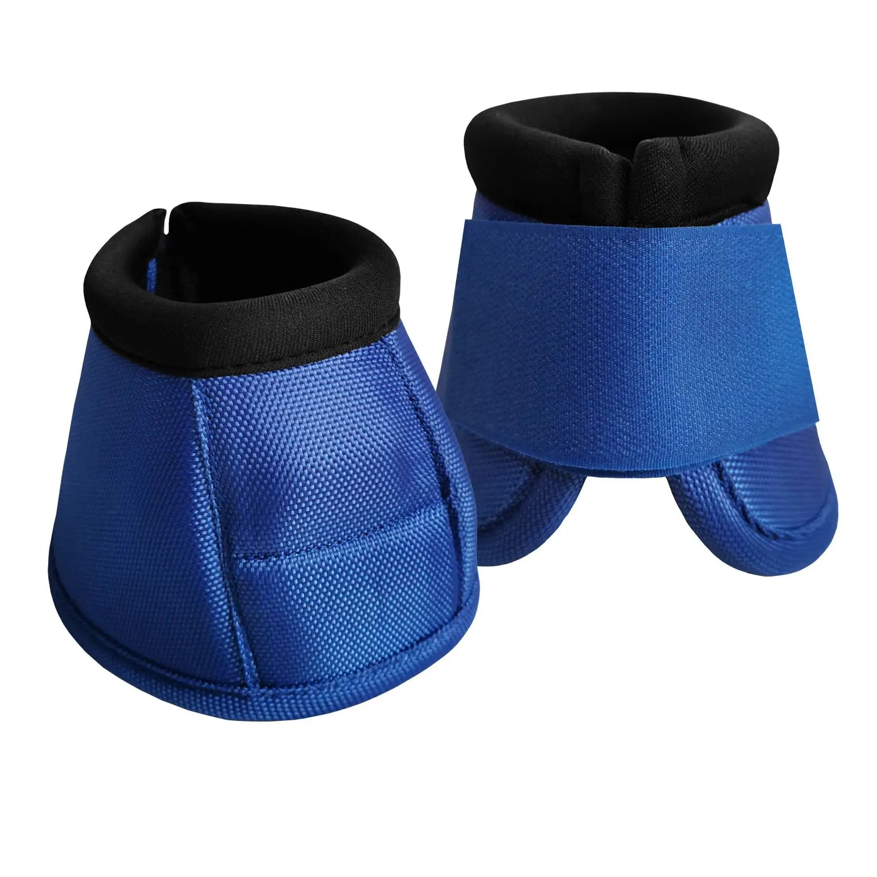 Gallopoff Equine Ballistic Overreach Bell Boots No-Turn Bell Boots for Horses Horse Hoof Protection Boots (Sold in Pairs) RoyalBlue Large - from For Animals, With Love