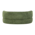 Charger l'image dans la visionneuse de la galerie, Shep 36' Curved Dog Sofa Bed Medium Moss Green Fleeced Teddy by HouseOfZazla
