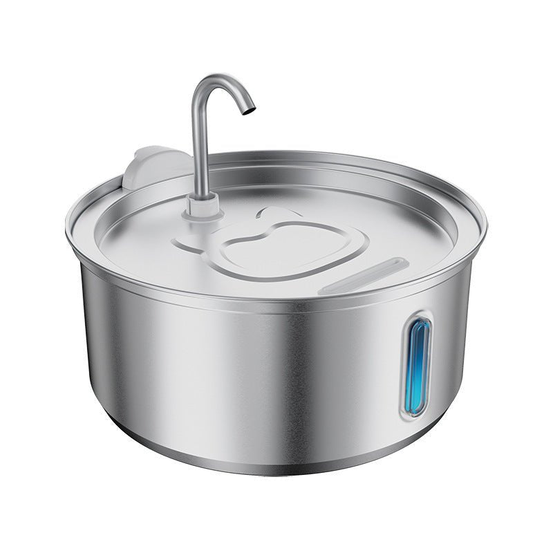 Stainless Steel Pet Water Fountain with Viewing Window – 3 L, 4 L or 8 L – photo 3