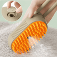 Charger l'image dans la visionneuse de la galerie, PurePet 3-in-1 Electric Pet Brush De-Shedding Self-Cleaning Black by For Animals, With Love
