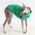 Load image into Gallery viewer, Whippet & Greyhound Spring Vest hooded green pet costume by SOCKPET
