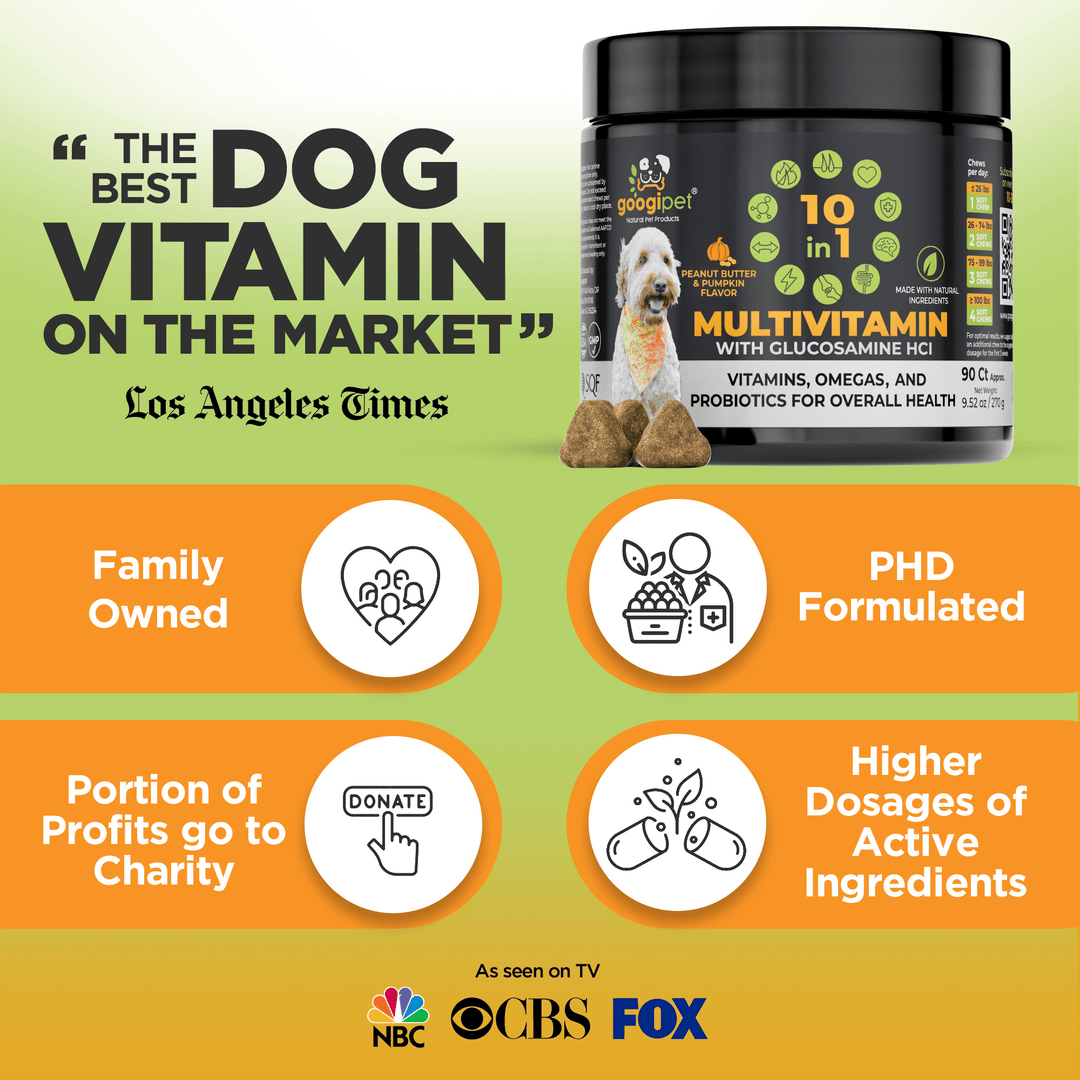 Googipet 10-in-1 Multivitamin Chews (Peanut Butter &amp; Pumpkin), product detail image 5
