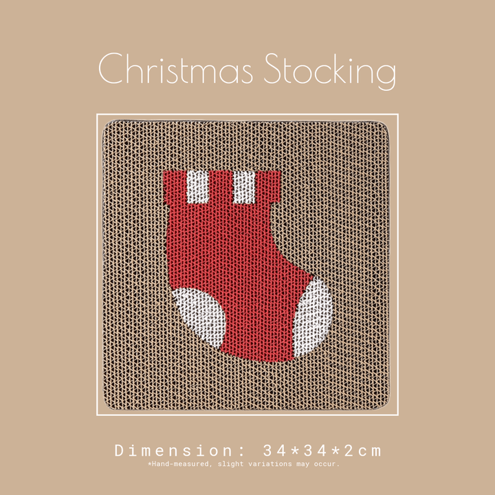 Paper Park Christmas Cat Scratcher – with dimensions