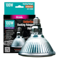 Load image into Gallery viewer, Arcadia GoldenSun Basking Halogen Heater with two 100W bulbs for reptile habitat heating by ReptiChip LLC
