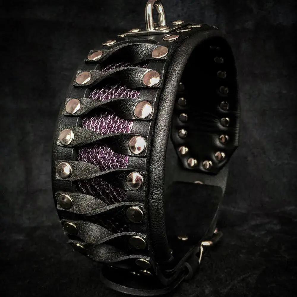 The ''Steampunk'' collar exclusive design - Pet Collars & Harnesses from Bestia Dog Gear