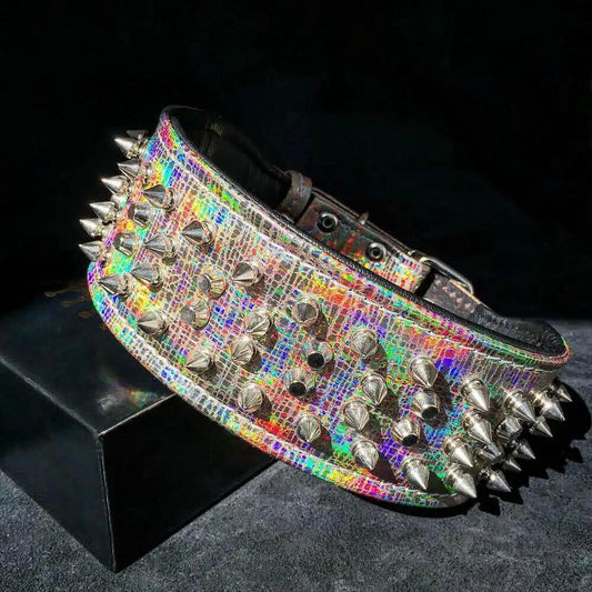'Chameleon'' LIMITED big dog collar - Pet Collars & Harnesses from Bestia Dog Gear