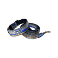 Gallery viewerに画像を読み込む, Rogue Collars Snakeskin Blue Set With Silver Hardware by Allysa Payne Beverly Hills
