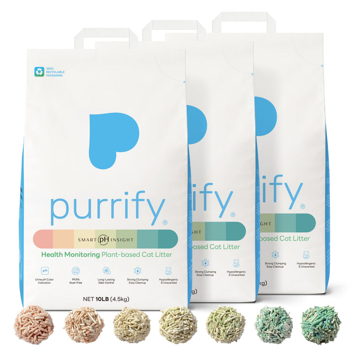 purrify® Smart pH Insight Plant-Based Clumping Cat Litter