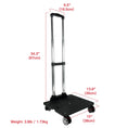 Load image into Gallery viewer, Mr. Peanut's Pet Carriers luggage cart with spinner wheelbase
