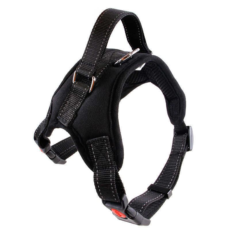 Black padded harness