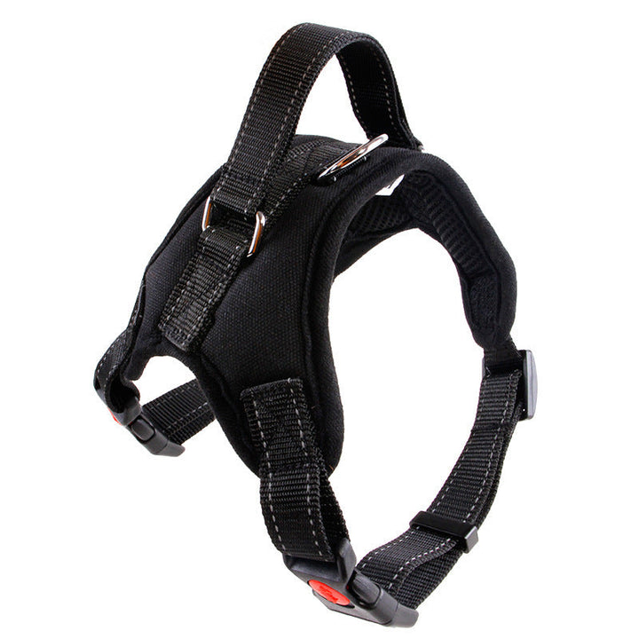 Black padded harness