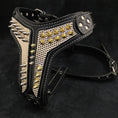 Gallery viewerに画像を読み込む, Bestia Dog Gear Platinum Harness 4 mm Genuine Leather For Powerful Medium To Giant Breed by Bestia Dog Gear
