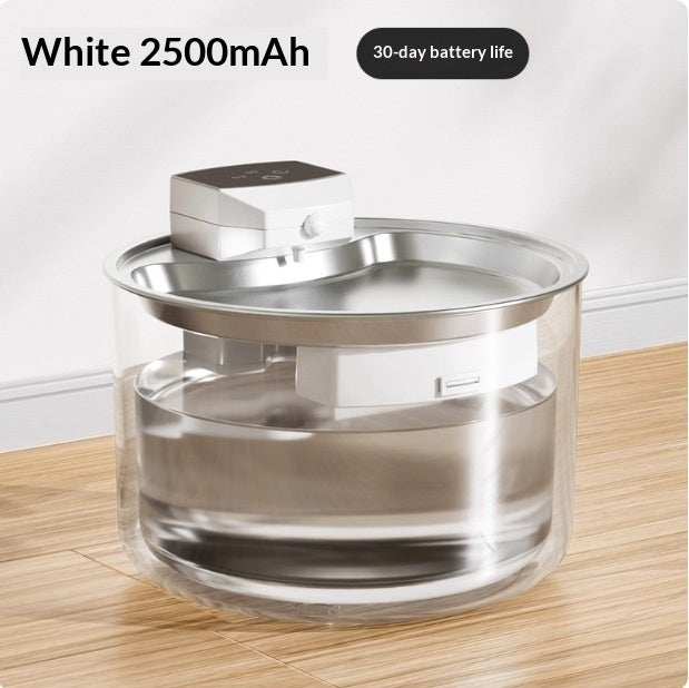 White 2500mAh fountain option
